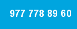 977 778 89 60 977 778 89 60